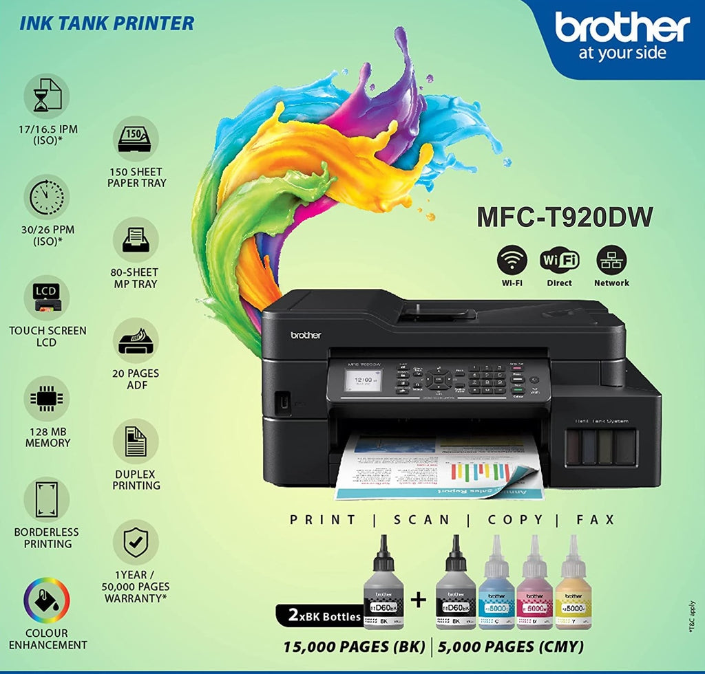 Ink Tank Multifunction - MFC-T920DW