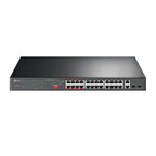 TP-Link TL-SL1226P 24 Port 10/100Mbps + 2-Port Gigabit Unmanaged PoE+ Switch