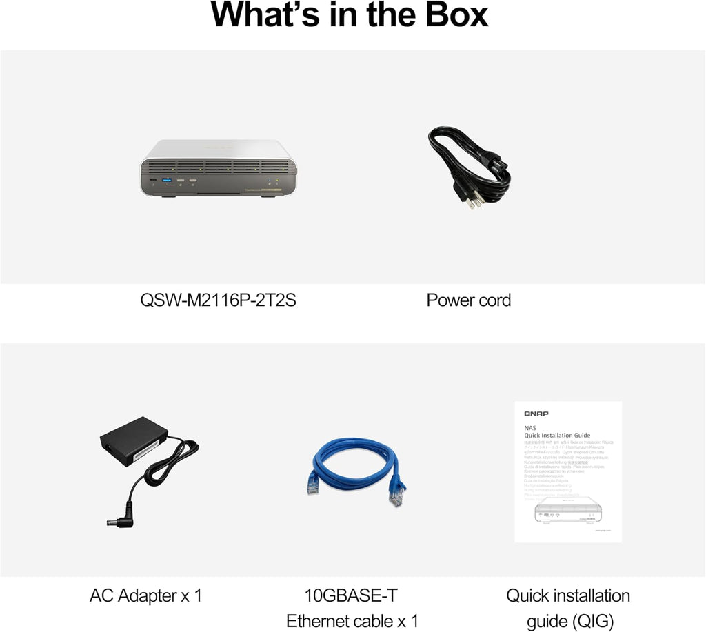 QNAP TBS-h574TX-i5-16G 5 Bay 10GbE High-Performance Thunderbolt 4 E1.S All-Flash NASbook