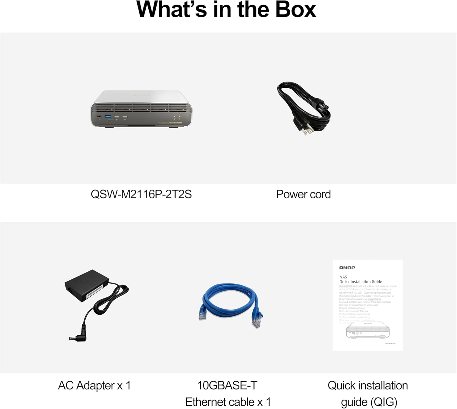 QNAP TBS-h574TX-i5-16G 5 Bay 10GbE High-Performance Thunderbolt 4 E1.S All-Flash NASbook