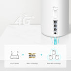 TP-Link 4G+ AX1800 DECO X20-4G CAT6 Dual-Band Whole Home Mesh WiFi 6 Gateway - 1 Pack