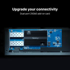 Synology E25G30-F2 Dual Port 25GbE SFP28 to PCIe 3.0 Network Adapter for Synology Systems