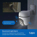 TP-Link Tapo C510W 3MP 2K QHD Outdoor Pan/Tilt Security Wi-Fi Camera - White