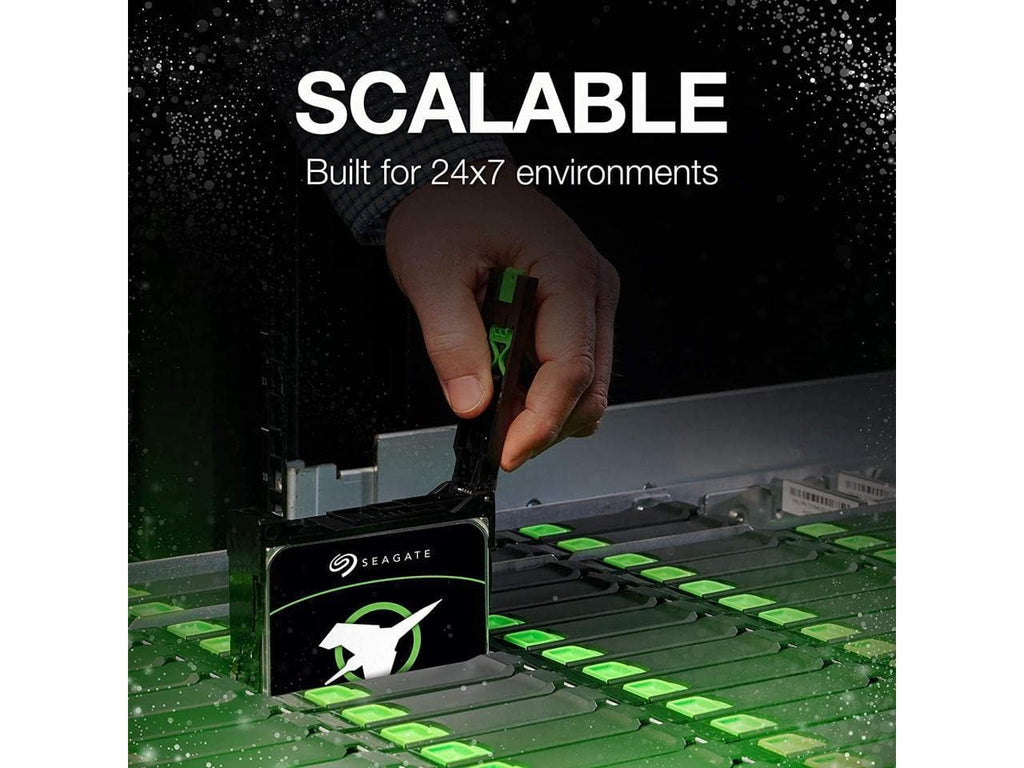 Seagate Exos X18 18TB Enterprise 3.5 Inch Hyperscale SATA 6Gb/s NAS Internal Hard Drive