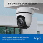 TP-Link Tapo C510W 3MP 2K QHD Outdoor Pan/Tilt Security Wi-Fi Camera - White