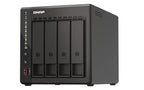 QNAP network storage device on a white background