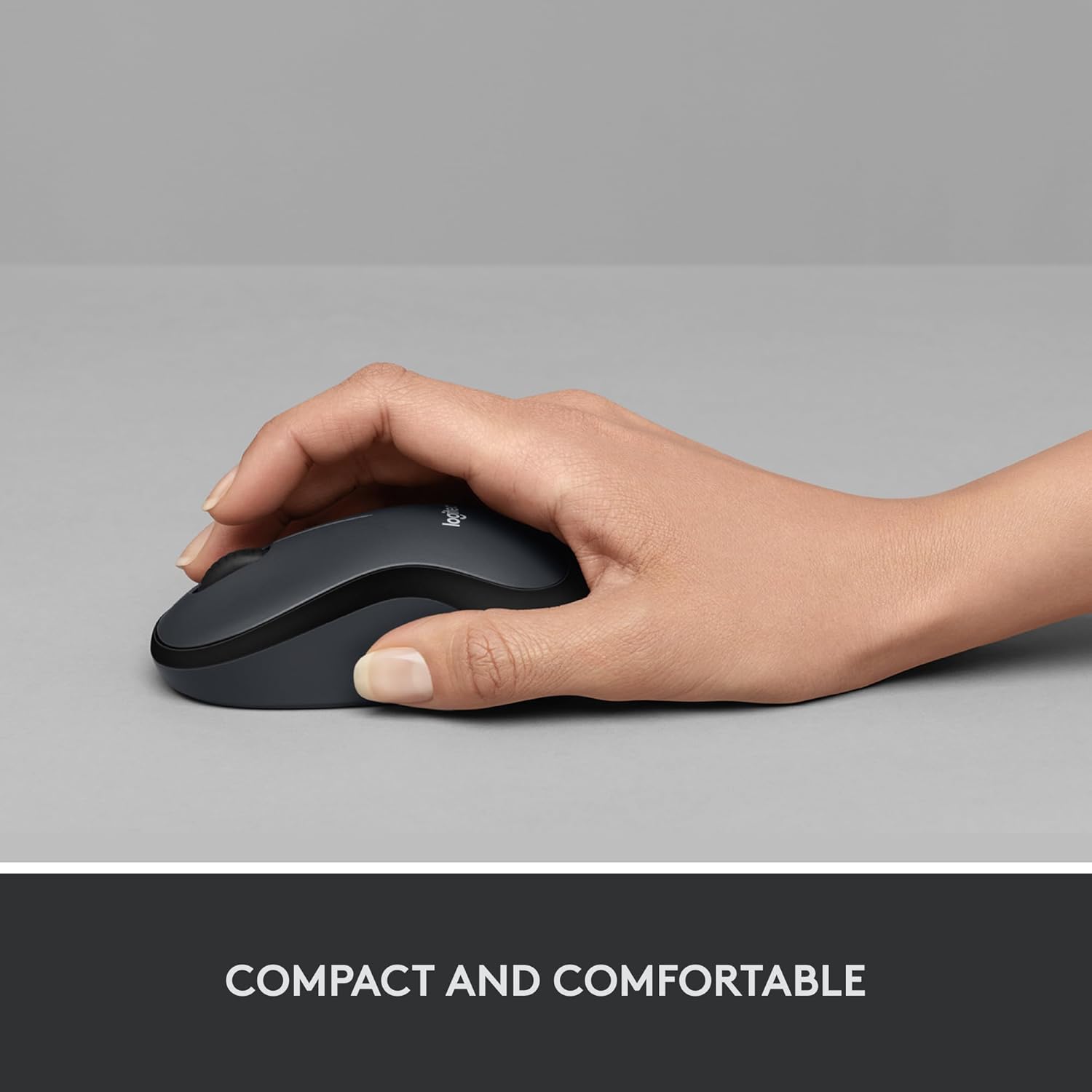 Logitech M220 1000DPI 2.4GHz Silent Wireless Mouse - Charcoal