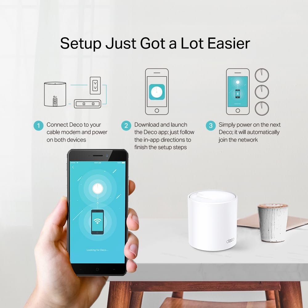 TP-Link AX1800 DECO X20 Dual-Band Whole Home Mesh Wi-Fi 6 System - 2 Pack