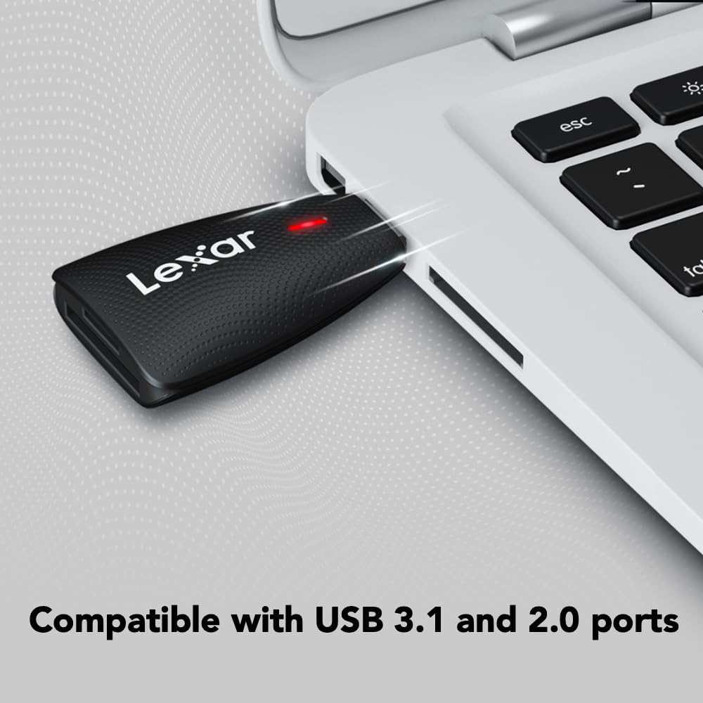 Lexar Multi-Card 2-in-1 USB 3.1 Reader (LRW450UBNA)