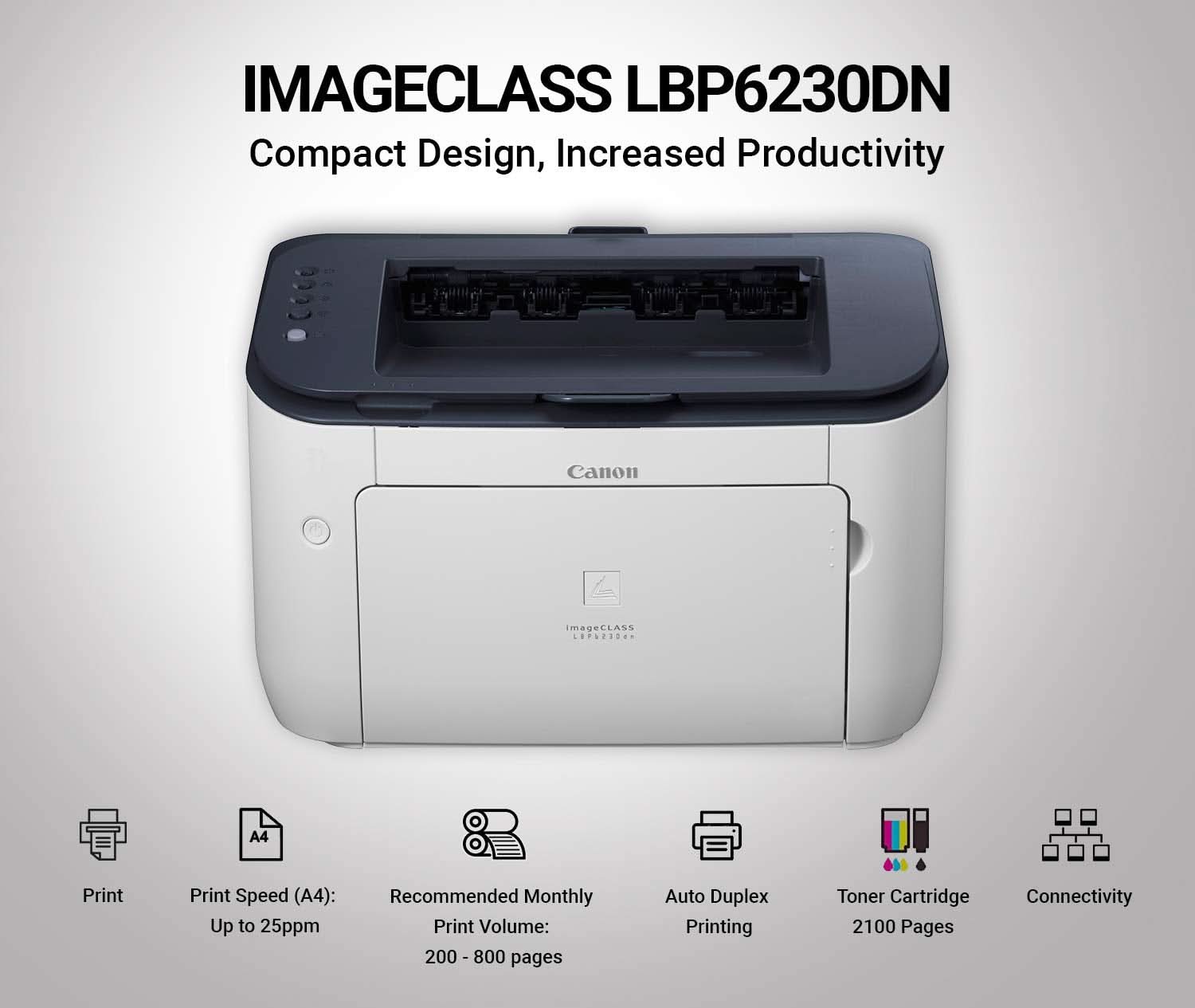 CANON LBP 6230 DN IMAGE CLASS LASER PRINTER