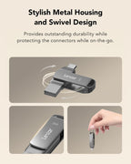 Lexar Jump Drive Dual Drive D400 -64GB