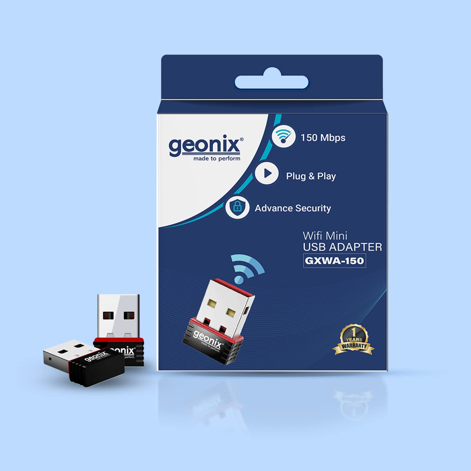 GEONIX Mini USB 2.0 Wi-Fi 150Mbps Wireless Network Adapter