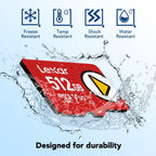 Lexar 512GB PLAY micro SD Card, UHS-I, C10, U3, V30, A2, Full HD, 4K, Up to 205/140 MB/s microSDXC Memory Card, Expanded Storage for Nintendo-Switch 1, Gaming, Smartphones, Tablets (LMSPLAY512G-BNSNU)