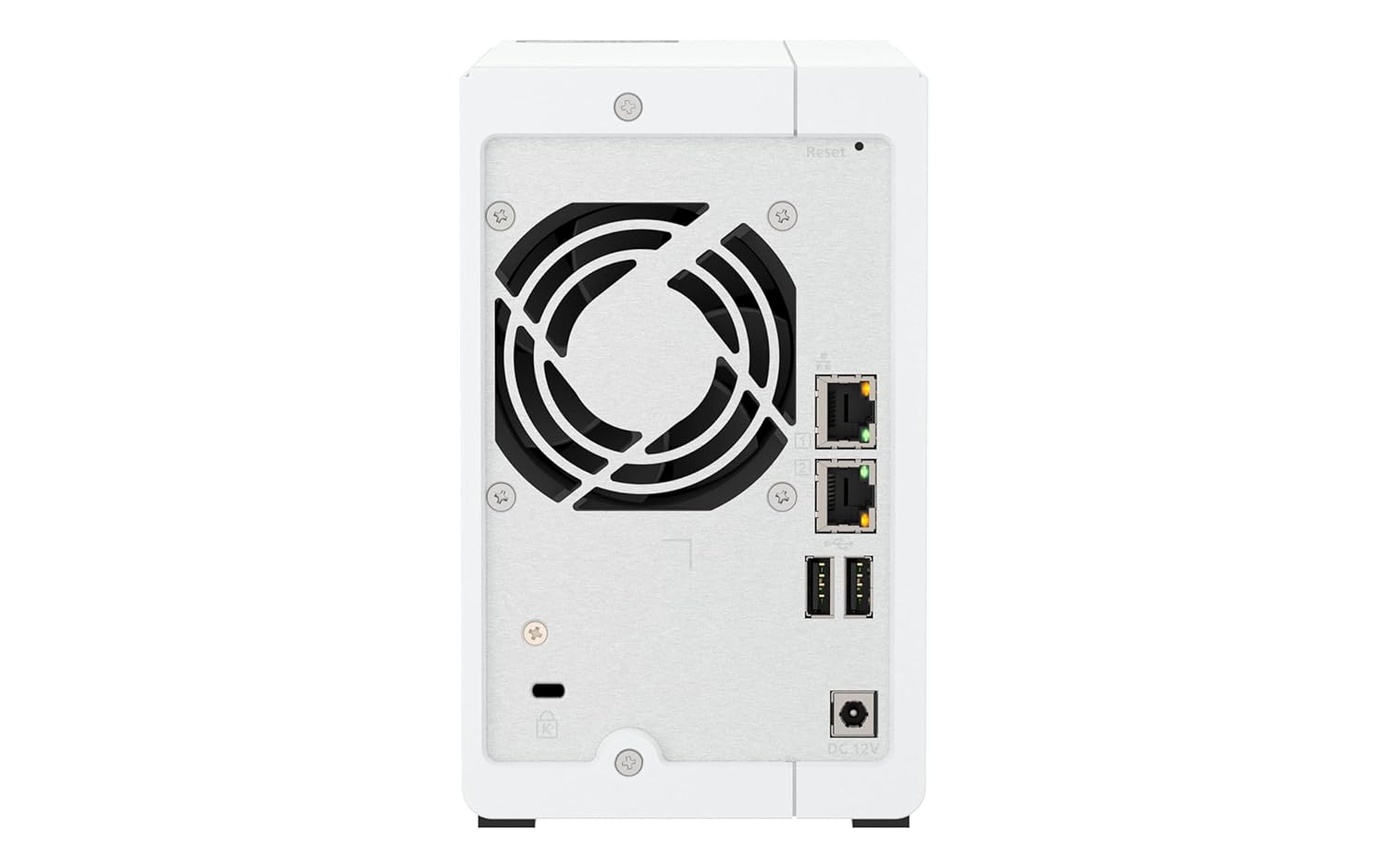 QNAP TS-216G Quad Core 2 Bay 2.5GbE Desktop Network Attached Storage - White