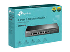 TP-Link TL-SG108-M2 8 Port 2.5G Multi-Gigabit Unmanaged Network Switch - Fanless Metal Design