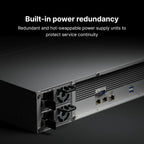 Synology RackStation RS2423RP+ 12-Bay Network Attached Storage Enclosure - Black