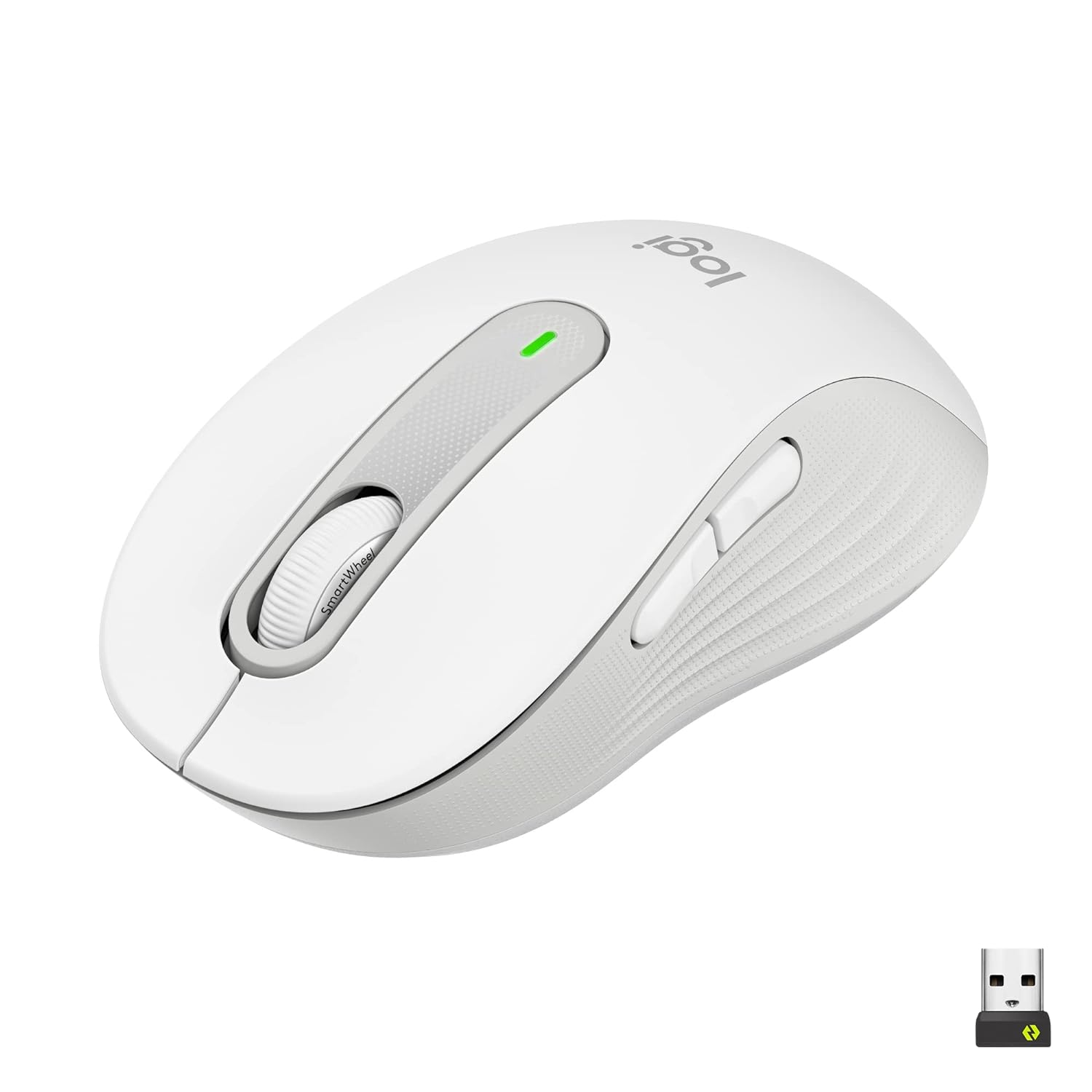 Logitech Signature M650 Optical Wireless Mouse - White