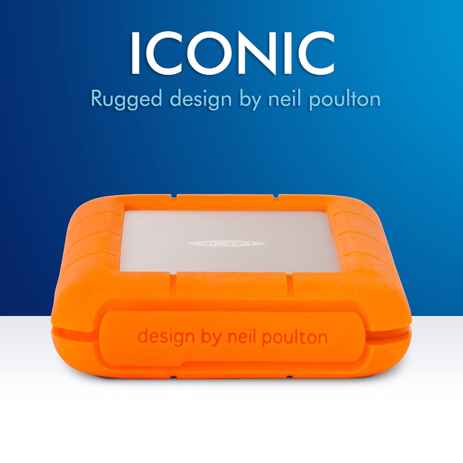 LaCie Rugged USB-C 4TB Portable External Hard Drive with 2-Year Data Recovery Service