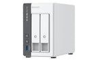 QNAP TS-216G Quad Core 2 Bay 2.5GbE Desktop Network Attached Storage - White