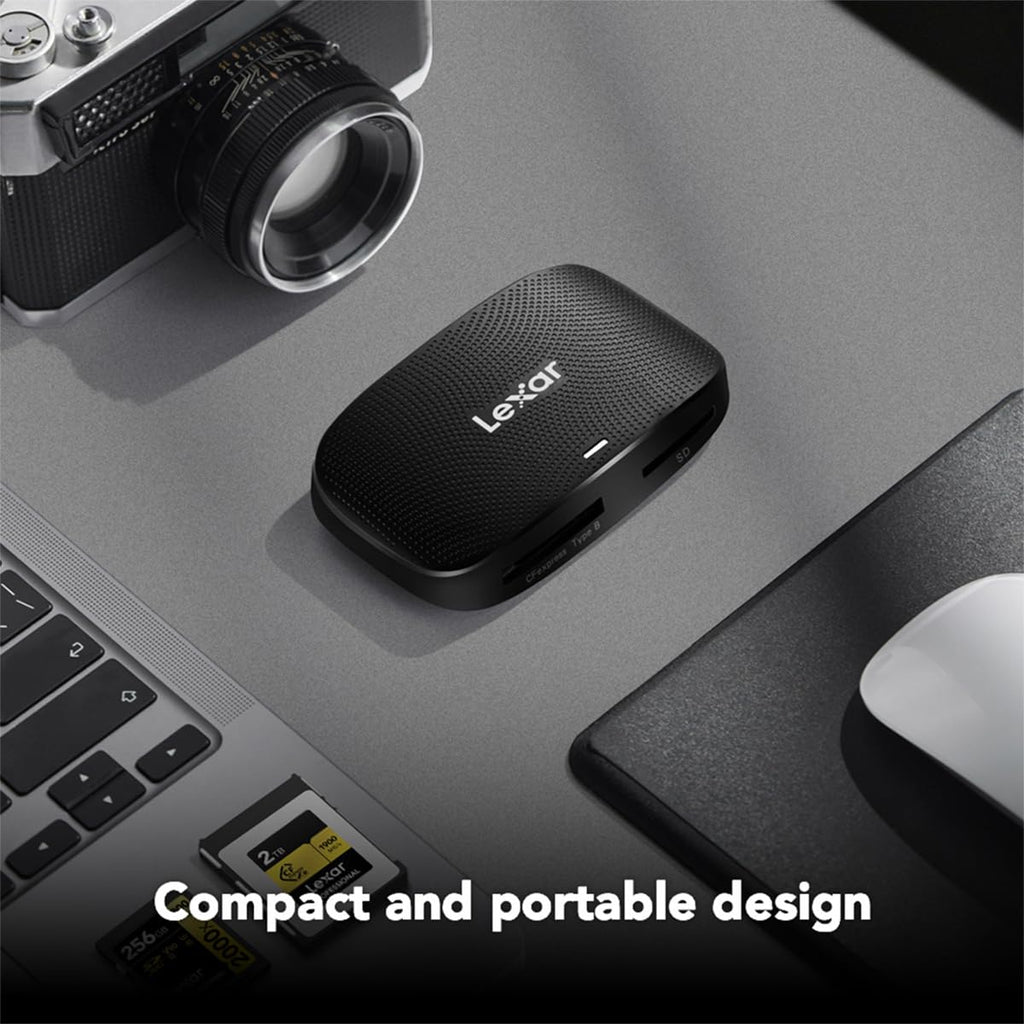 Lexar Professional Multi-Card 3-in-1 USB 3.1 Reader (LRW500URBNA)