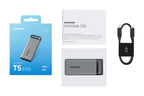 Samsung T5 EVO 2TB USB 3.2 Gen1 External Portable Solid State Drive - Black