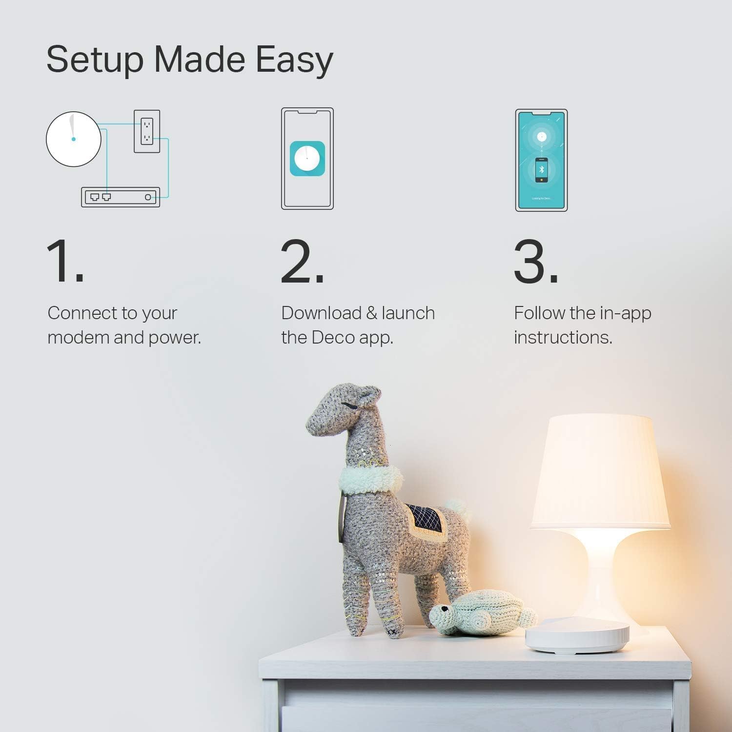 TP-Link AC1300 Deco M5 Dual-Band Whole Home Mesh Wi-Fi System - 3 Pack