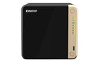 QNAP network storage device on a white background