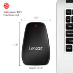 Lexar Professional Multi-Card 3-in-1 USB 3.1 Reader (LRW500URBNA)