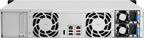 Back view of a server with fans and connectivity ports
