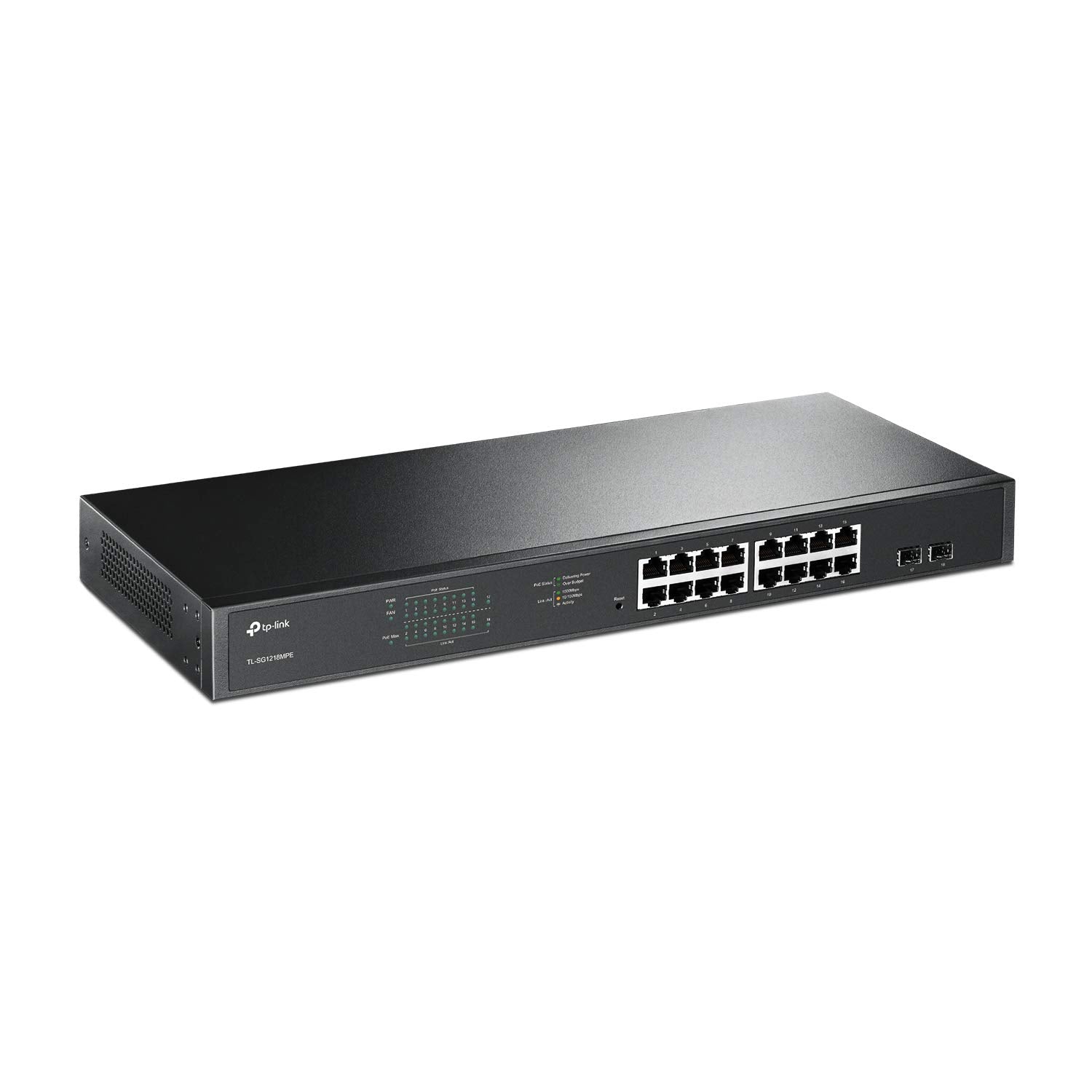 TP-Link TL-SG1218MPE 16 Port Gigabit Easy Smart PoE+ Switch with 2 SFP Slots