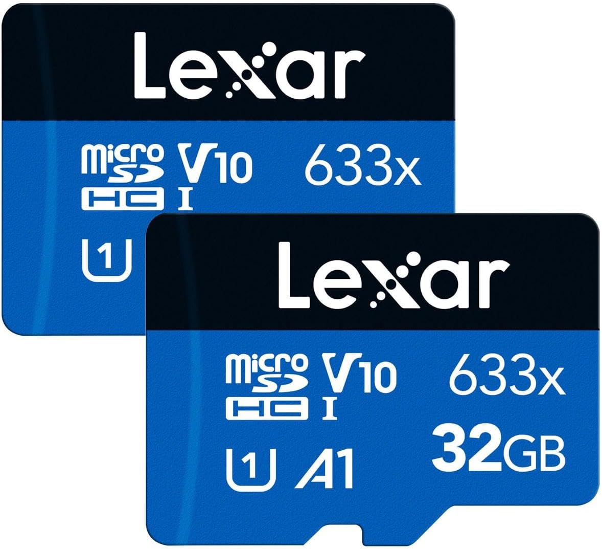 Lexar High-Performance 633x 32GB microSDHC UHS-I Card w/ SD Adapter, Up To 100MB/s Read, for Smartphones, Tablets, and Action Cameras
