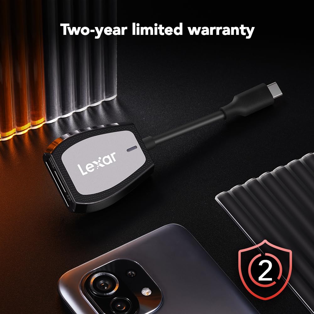 Lexar Professional Multi-Card 3-in-1 USB 3.1 Reader (LRW500URBNA)