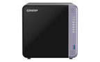 QNAP network storage device on a white background