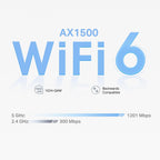 TP-Link AX1500 DECO X10 Dual-Band Whole Home Mesh Wi-Fi 6 System - 3 Pack