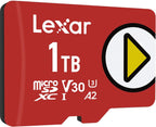Lexar Play PRO microSD Express Card, UHS-I, C10, U3, V30, Full HD, 4K, Up to 900/600 MB/s Memory Card, Compatible w/Nintendo-Switch 2, ASUS ROG Ally, Steam Deck, Gaming (LMSXPS0256G-BNNNU)