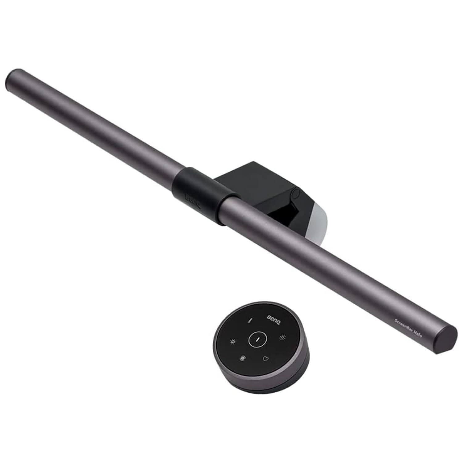 BenQ ScreenBar Halo LED Monitor Light| Lamp with Wireless Controller| Adjustable Brightness and Color Temperature| Eye-Care| No Screen Glare| Space Saving| Curved Monitors| USB