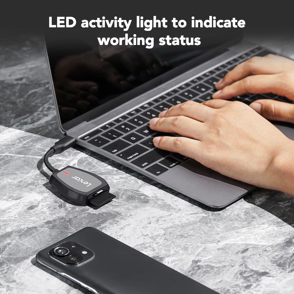 Lexar Professional Multi-Card 3-in-1 USB 3.1 Reader (LRW500URBNA)