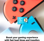 Lexar 512GB PLAY micro SD Card, UHS-I, C10, U3, V30, A2, Full HD, 4K, Up to 205/140 MB/s microSDXC Memory Card, Expanded Storage for Nintendo-Switch 1, Gaming, Smartphones, Tablets (LMSPLAY512G-BNSNU)