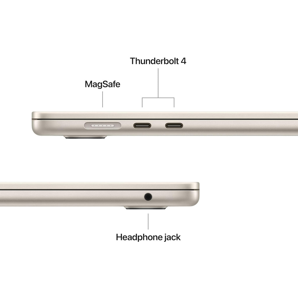 Apple 2026 MacBook Air 15″ Laptop with M5 chip: AI and Apple Intelligence, 38.91 cm (15.3″) Liquid Retina Display, 24GB Unified Memory, 1TB SSD Storage, 12MP Center Stage Camera, Touch ID; Starlight