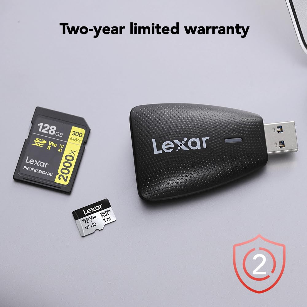 Lexar Multi-Card 2-in-1 USB 3.1 Reader (LRW450UBNA)