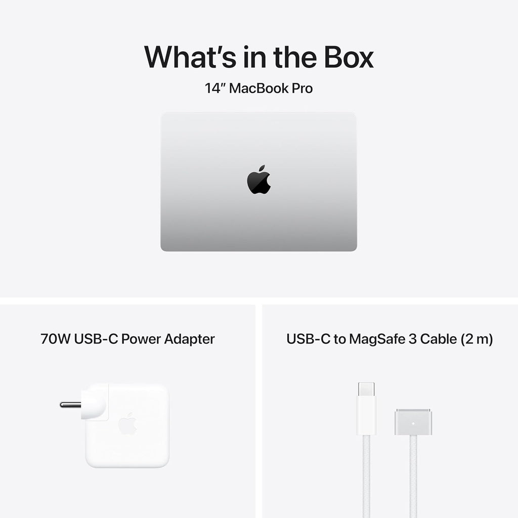 Apple 2026 MacBook Pro Laptop with M5 Pro chip with 18‑core CPU and 20‑core GPU: Built for AI, 35.97 cm (14.2″) Liquid Retina XDR Display, 24GB Unified Memory, 2TB SSD Storage; Silver