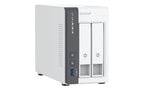 QNAP TS-216G Quad Core 2 Bay 2.5GbE Desktop Network Attached Storage - White
