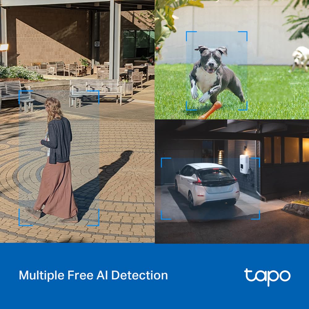 TP-Link TAPO C520WS 4MP 2K QHD Weatherproof Outdoor Security Smart Wi-Fi Camera - White