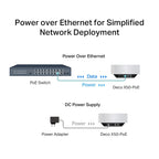 TP-Link AX3000 DECO X50-POE Dual-Band Whole Home Mesh WiFi 6 System with PoE - 1 Pack