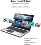 Lexar High-Performance 633x 32GB microSDHC UHS-I Card w/ SD Adapter, Up To 100MB/s Read, for Smartphones, Tablets, and Action Cameras