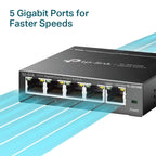 TP-Link TL-SG105E 5 Port Gigabit Desktop/Wall-Mount Easy Smart Switch