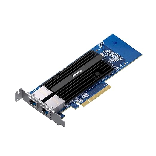 Synology E10G30-F2 Dual Port 10GbE PCIe 3.0 RJ45 Ethernet Network Card