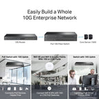 TP-Link Omada ER8411 2.2 GHz Enterprise Wired VPN Router with 10G Ports