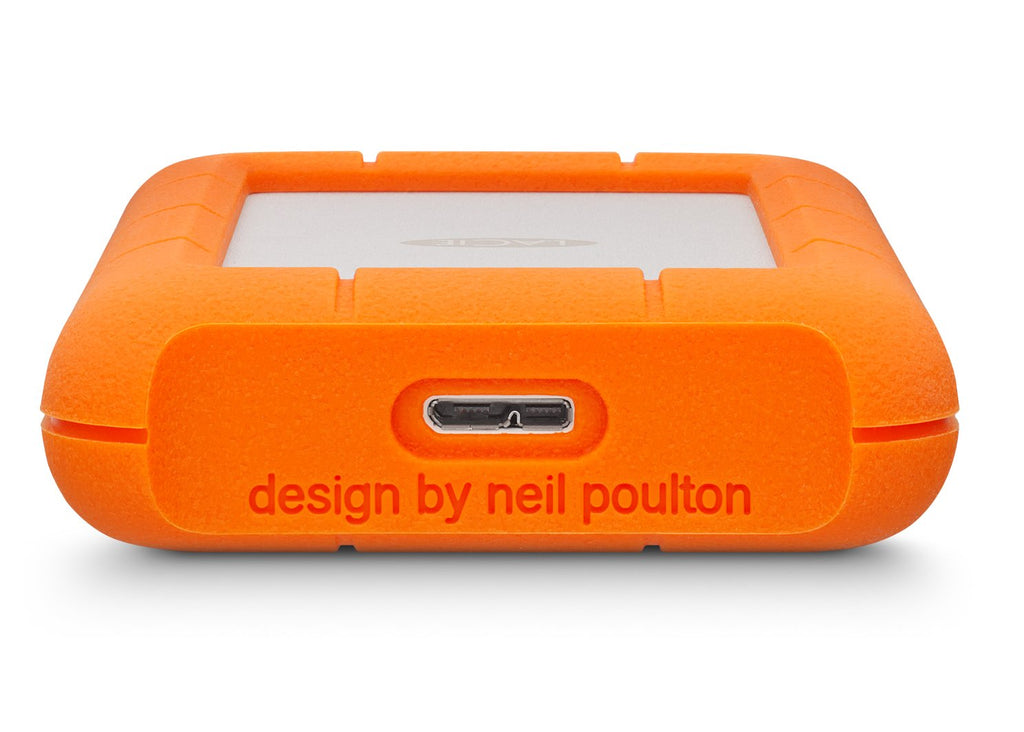 LaCie Rugged USB-C 4TB Portable External Hard Drive with 2-Year Data Recovery Service