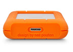 LaCie Rugged USB-C 4TB Portable External Hard Drive with 2-Year Data Recovery Service
